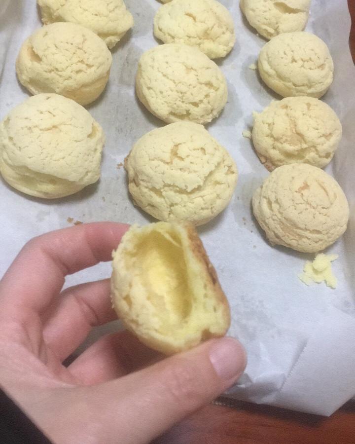 酥皮奶油泡芙--#皮黑森林#