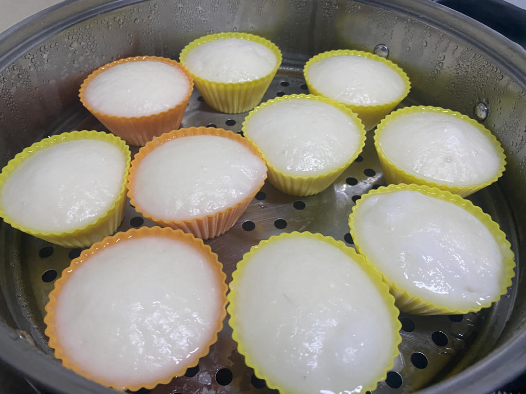 自制纯酒酿米糕无面粉无酵母无泡打粉版