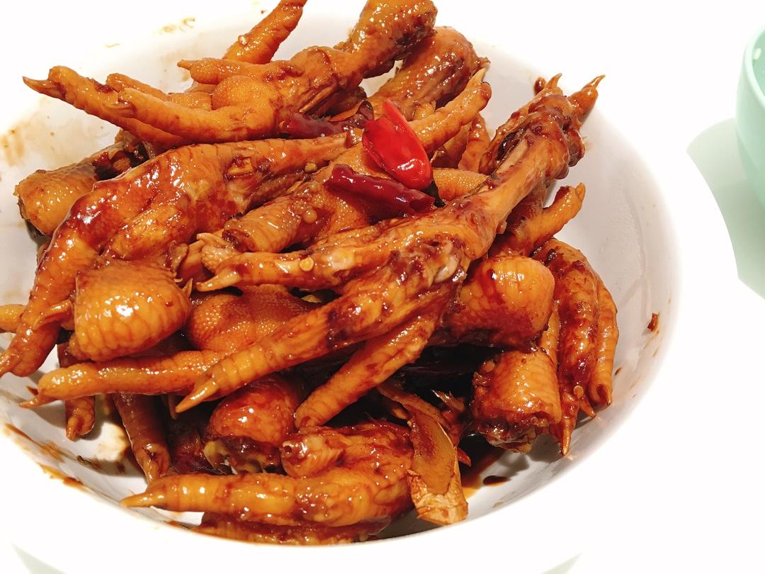 香辣烧鸡爪