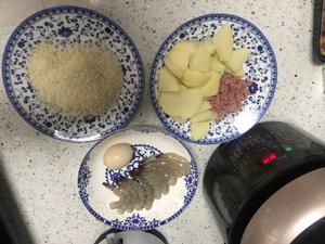 黄金土豆虾球脆的做法 步骤1
