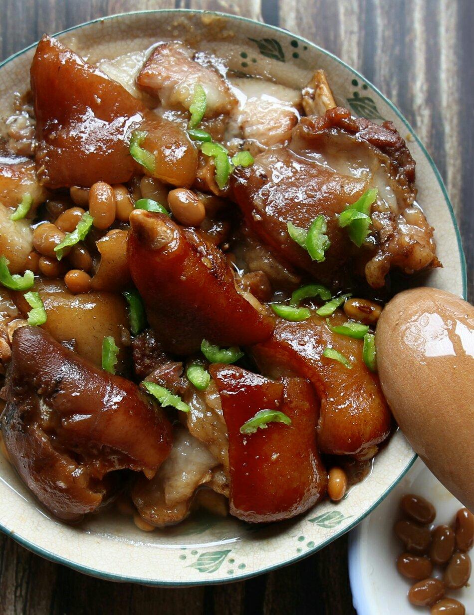 甜圆99做的红烧猪蹄高压锅版