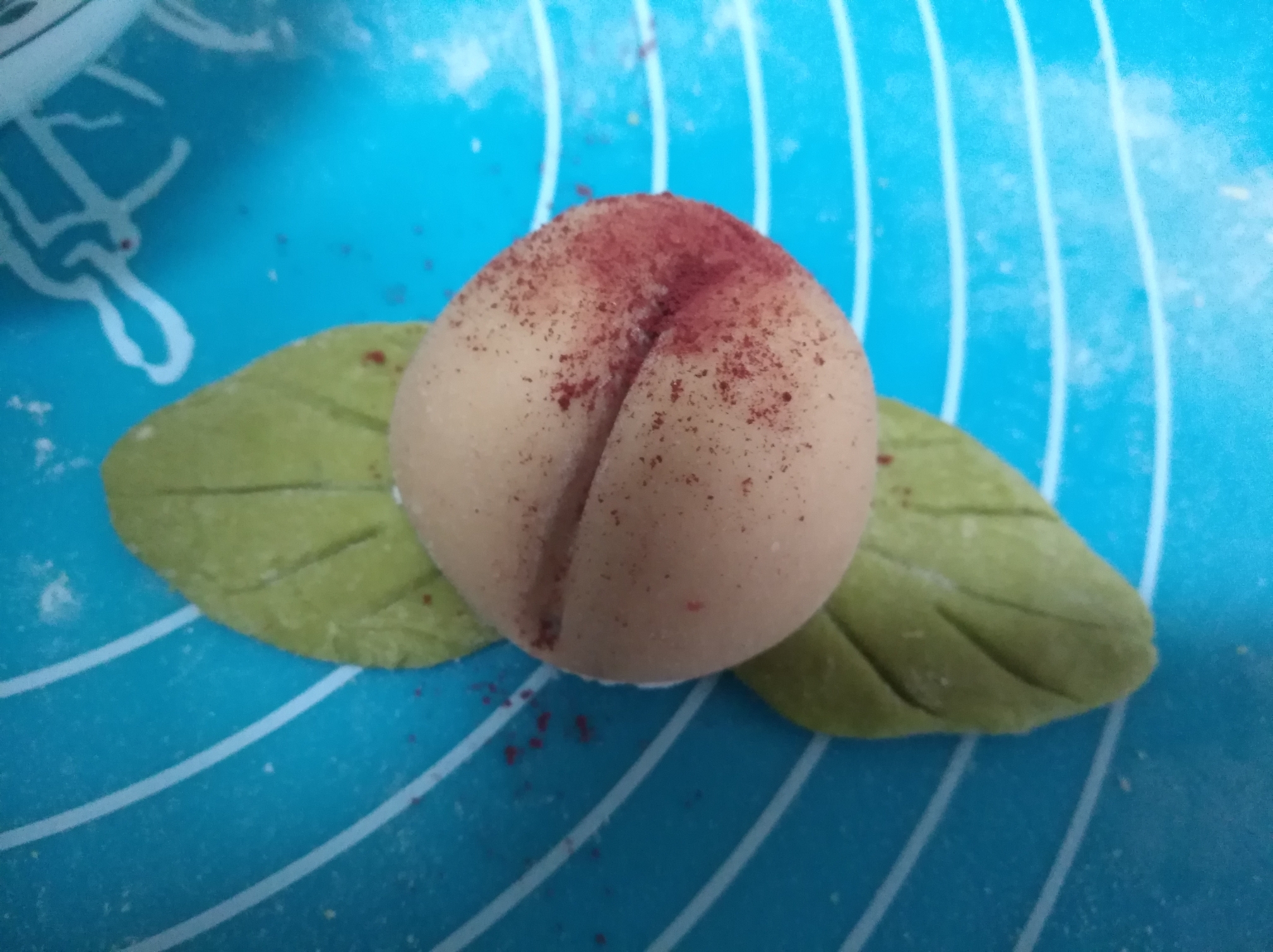 水蜜桃馒头的做法 步骤10