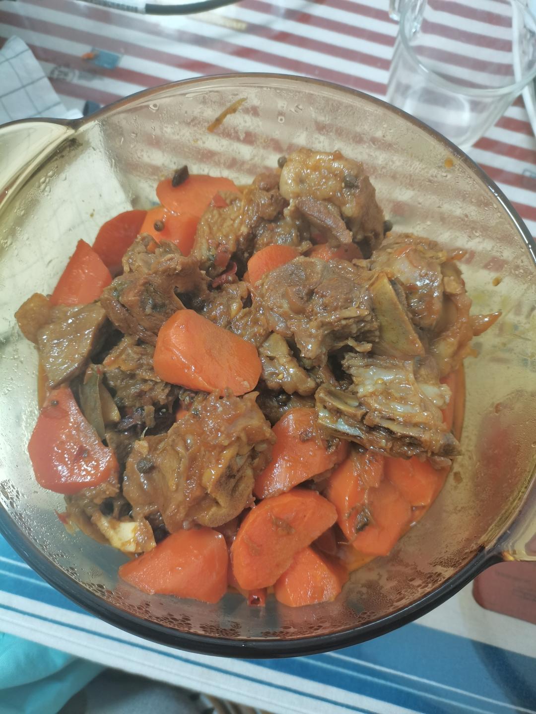 羊肉炖胡萝卜