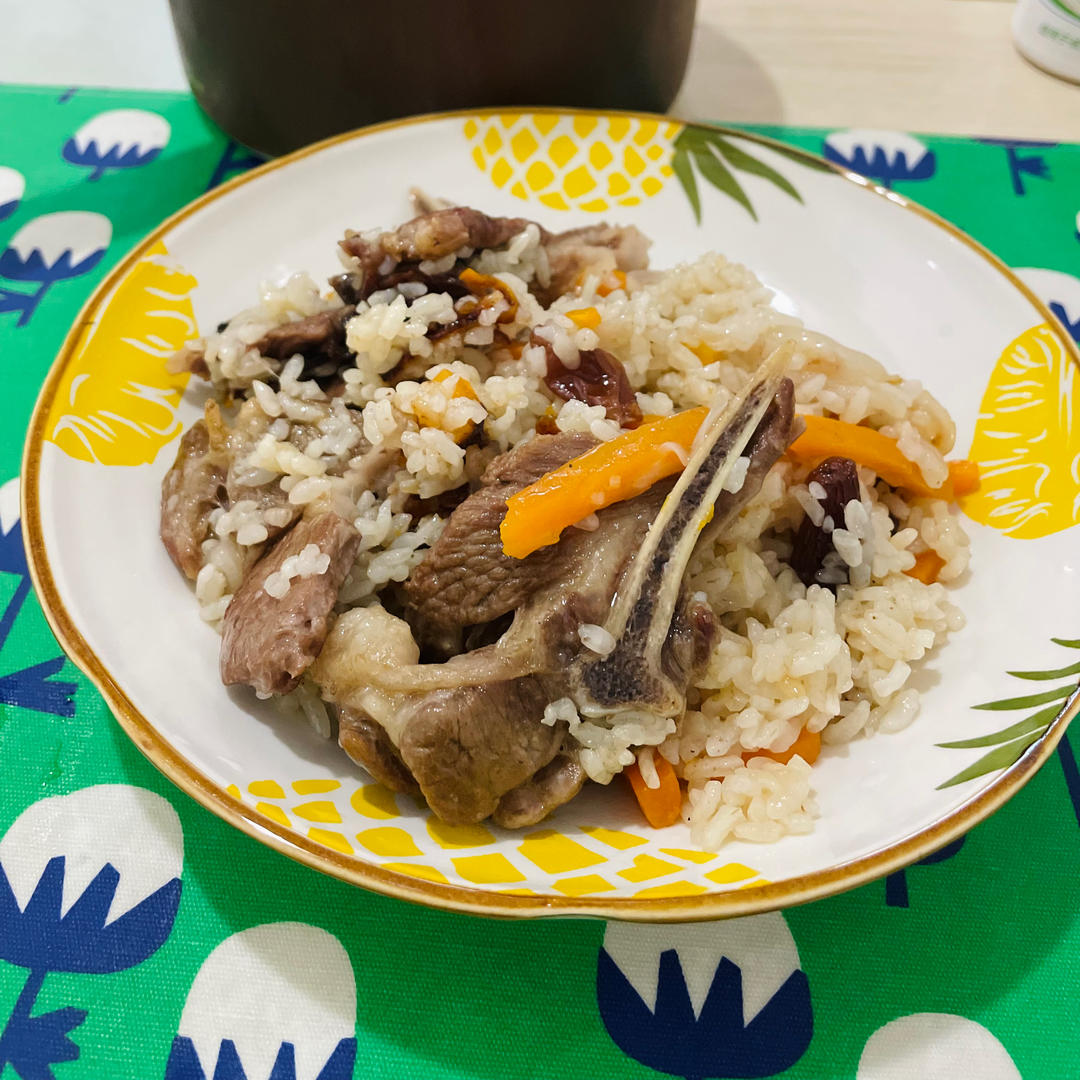 新疆羊排抓饭（出锅后米粒分明的秘密）