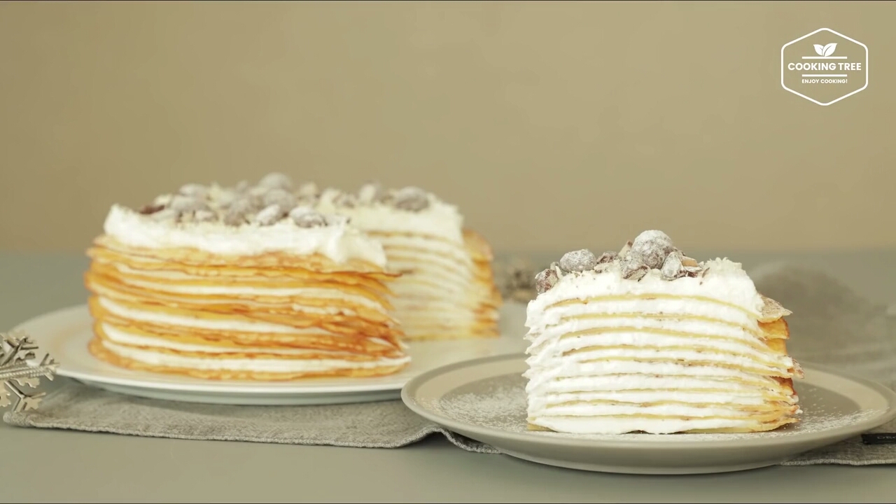 [cookingtree]白巧克力千层蛋糕的做法