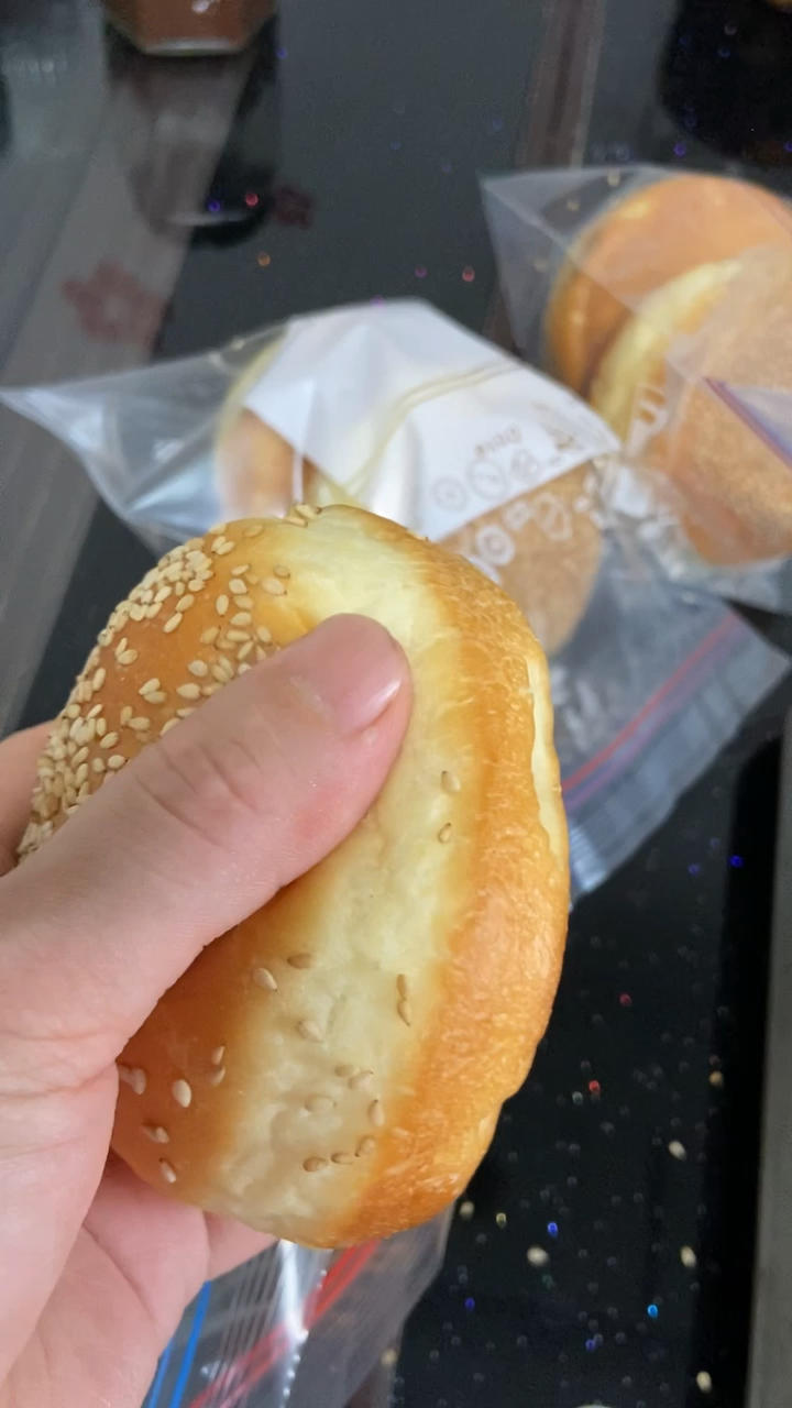 超~级松软的烫种汉堡胚