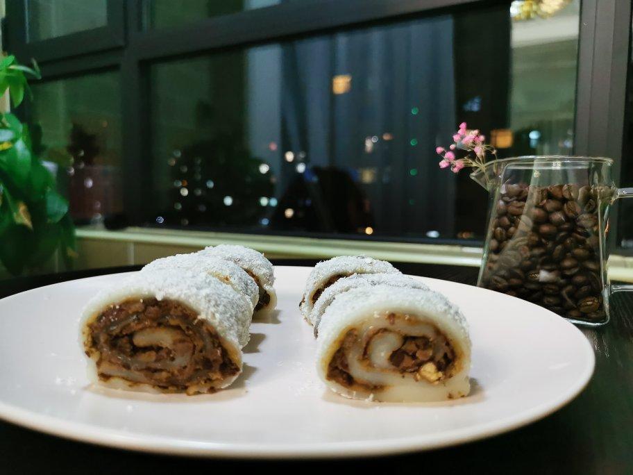 零失败！巨好吃的椰蓉豆沙糯米卷！