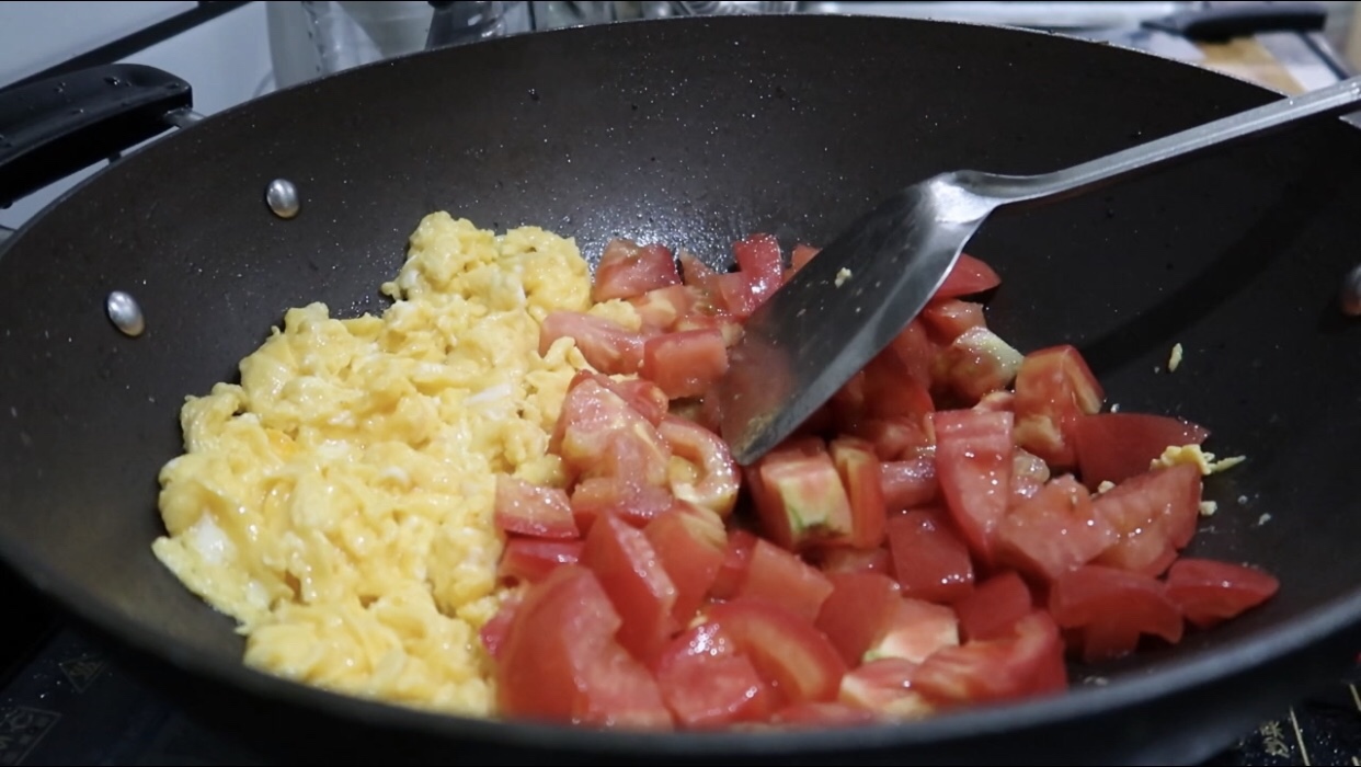 超简单不翻车番茄炒蛋🍅的做法 步骤4