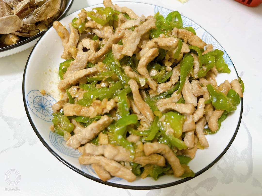 青椒炒肉丝
