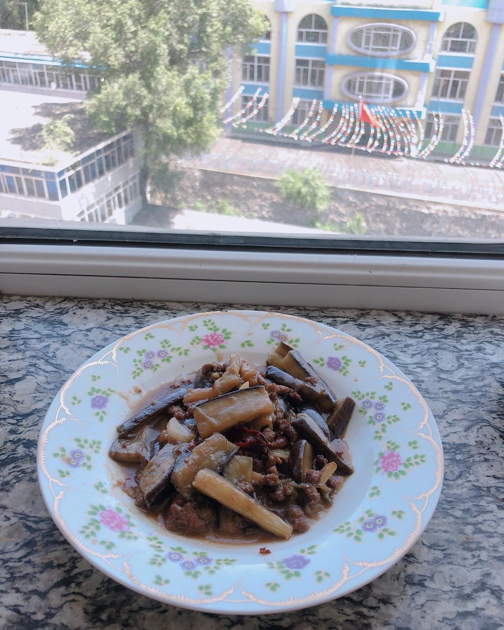 红烧肉沫茄子