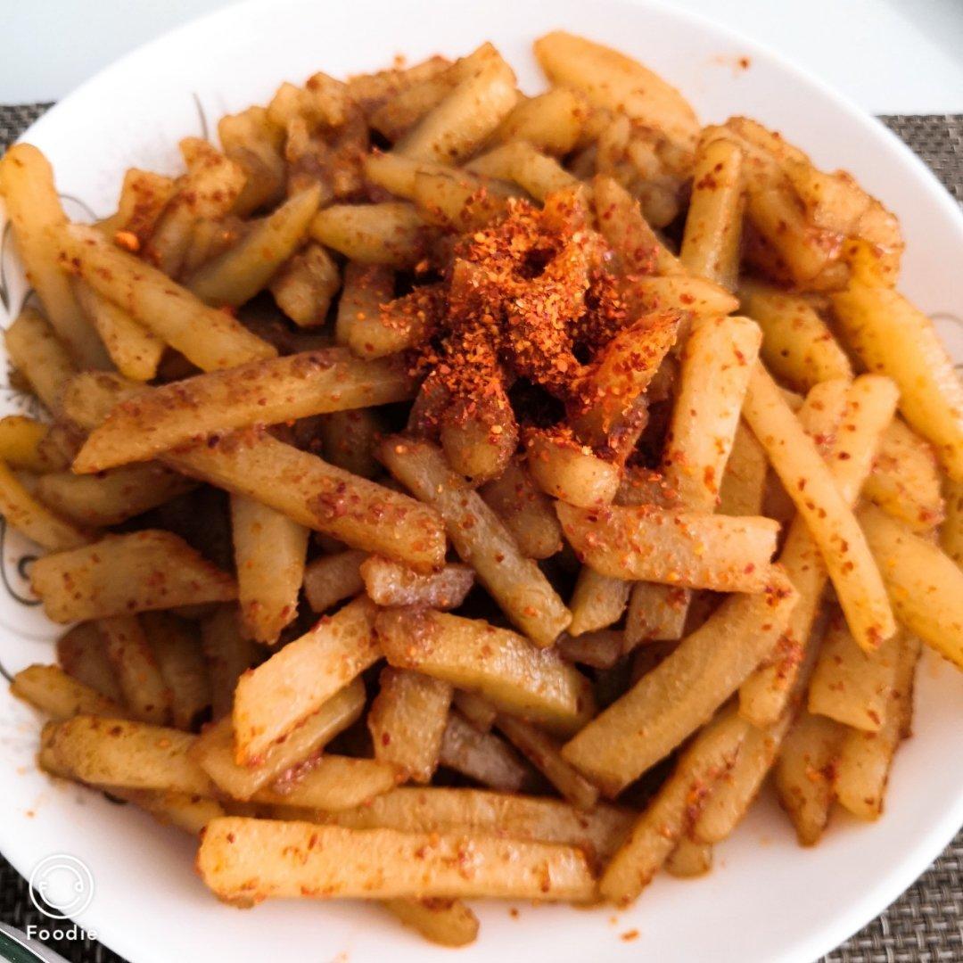 krystal夏厨做的麻辣土豆条