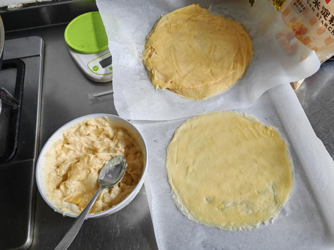 超好吃的榴莲千层6寸配方