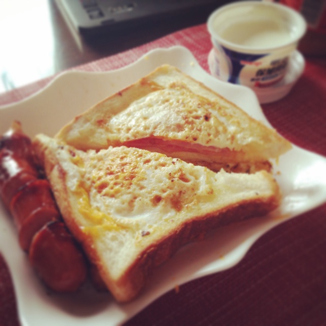 一片面包的三明治