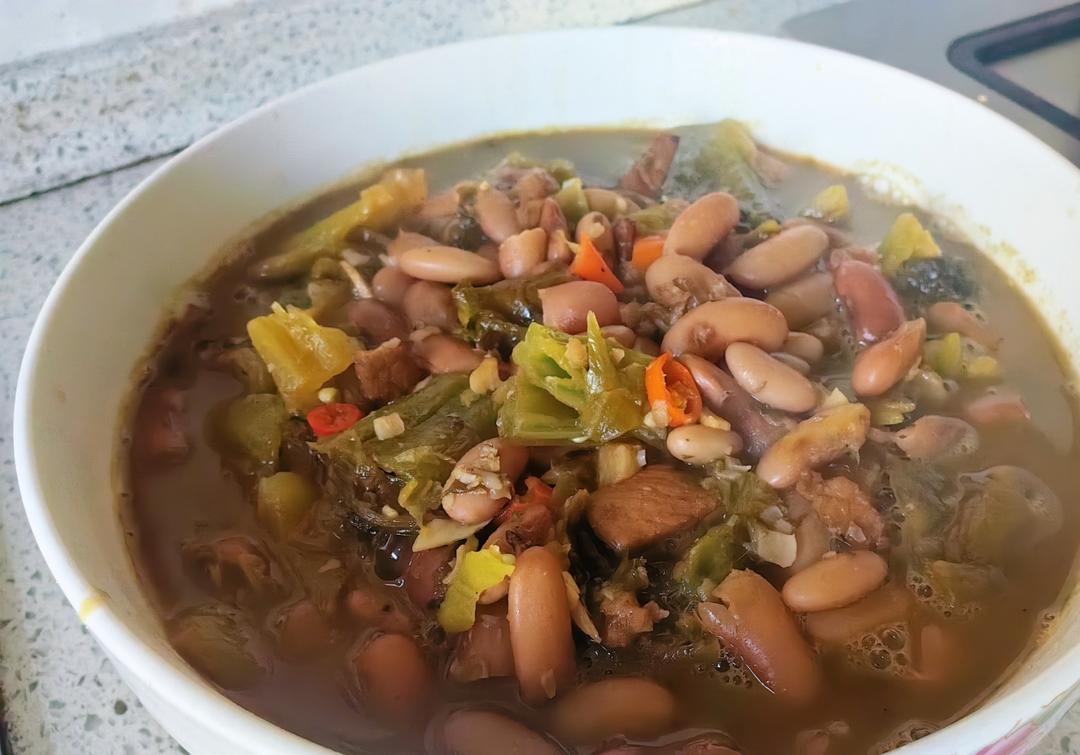 云南菜：酸菜红豆+（内附视频）