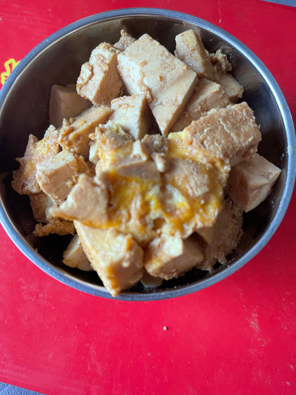 鸡蛋抱豆腐