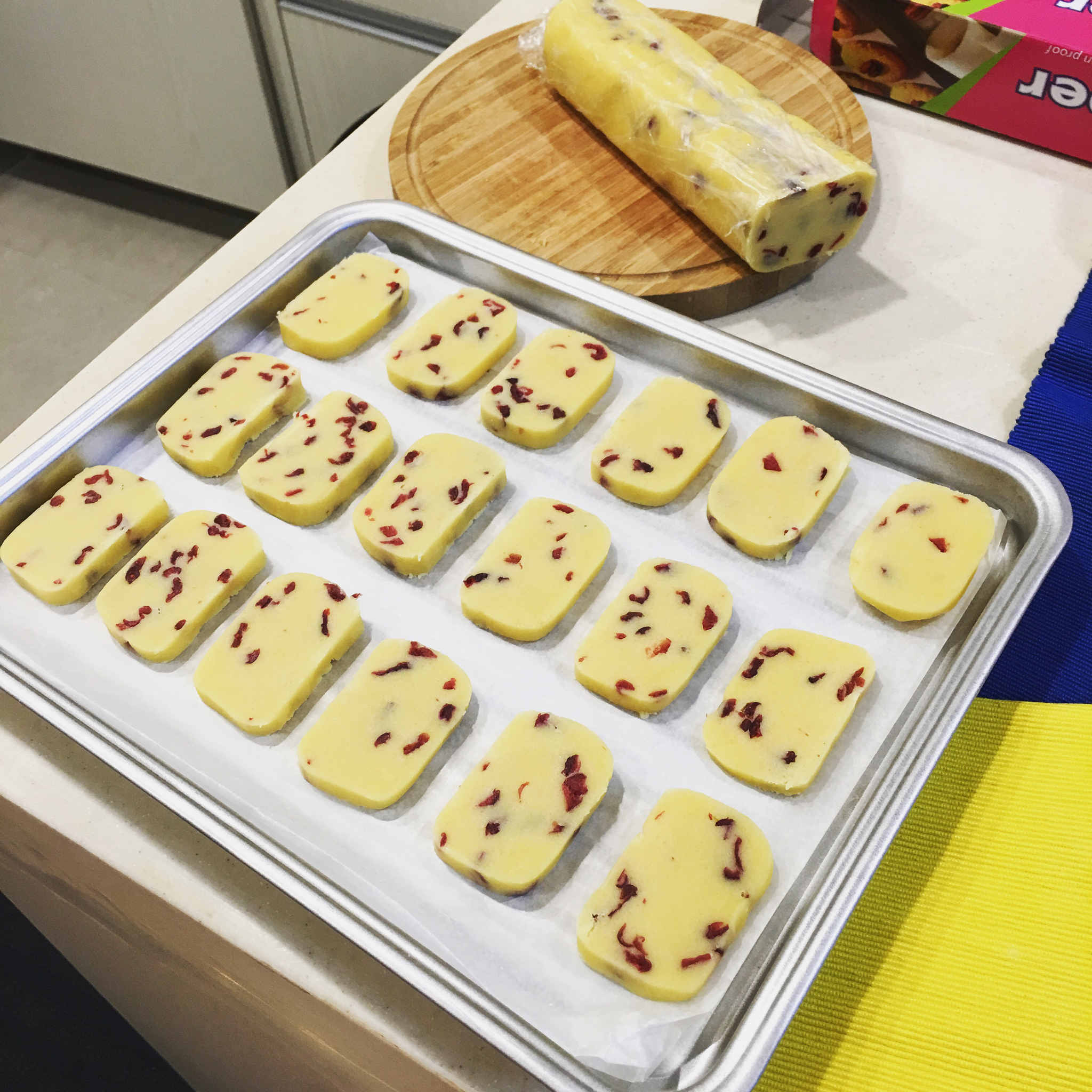 bin做的蔓越莓饼干--新手烘焙0压力 #皮黑森林