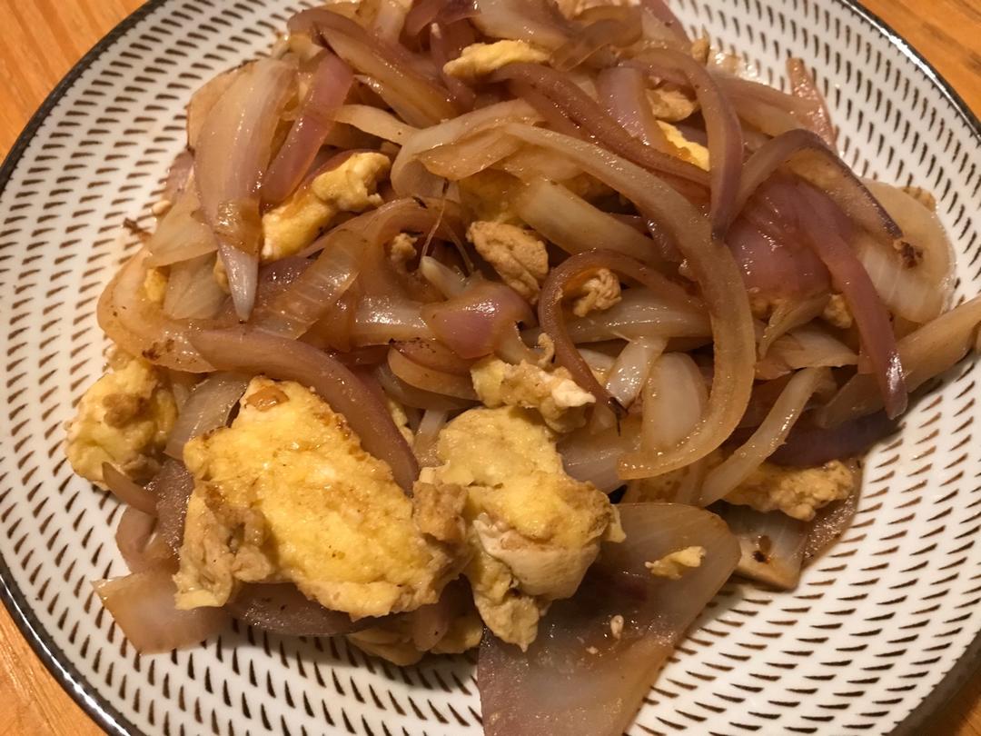 洋葱丝炒鸡蛋