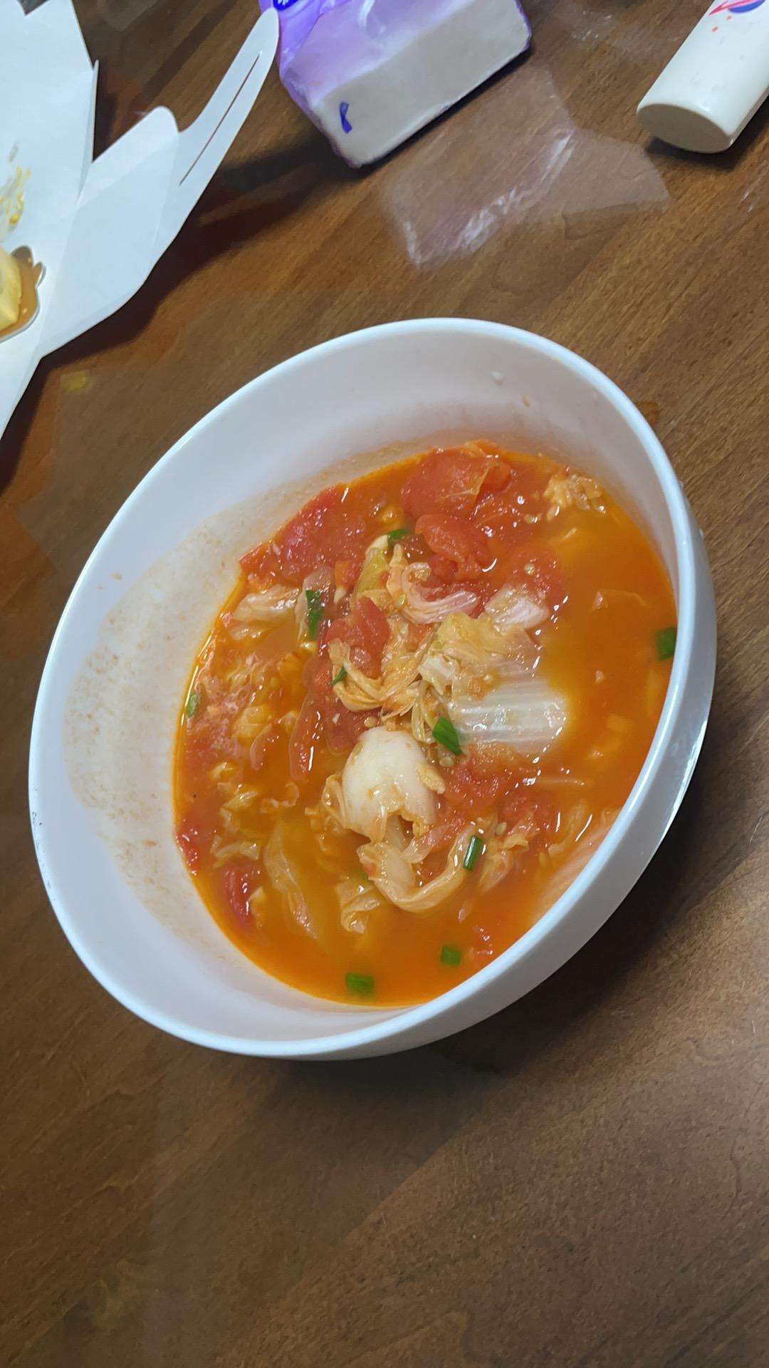 西红柿炒白菜