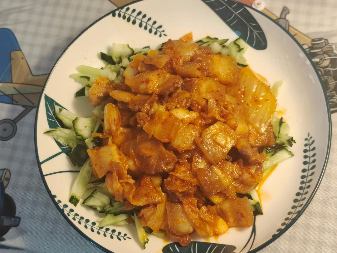 秘制泡菜炒五花肉