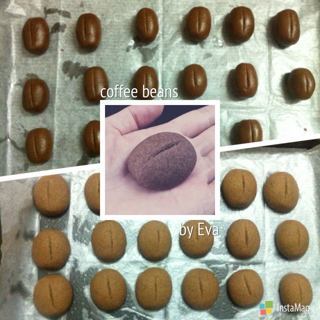 【咖啡豆豆饼干】简单的硬饼干