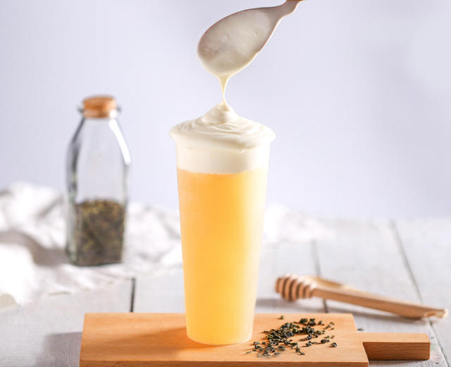 贡茶的原味奶盖配方-做法的做法
