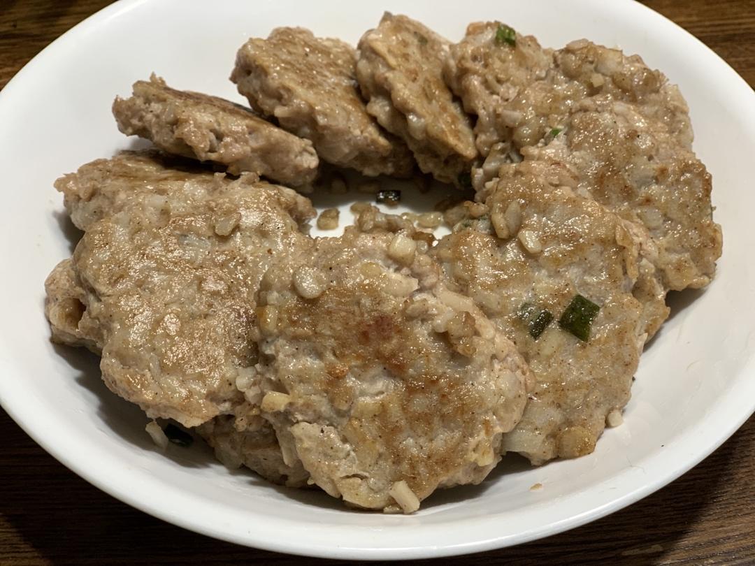 香煎莲藕肉饼