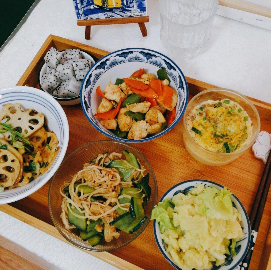 清炒藕片