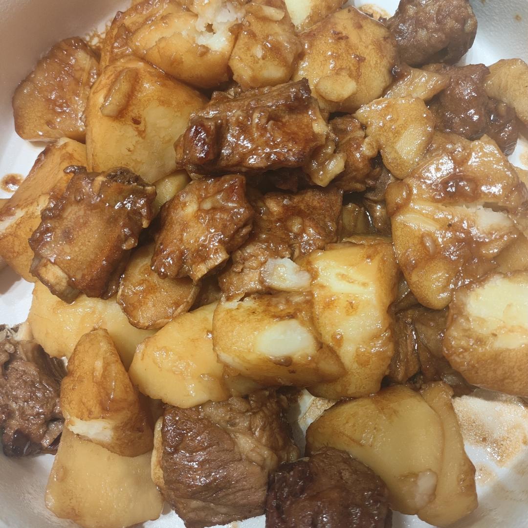 🔥巨好吃的红烧排骨炖土豆❗️懒人版轻松做拿手菜