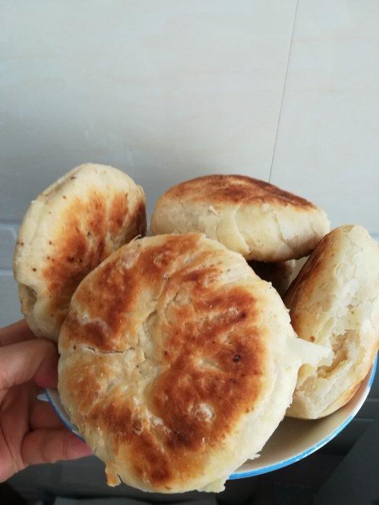 红糖发面油酥饼