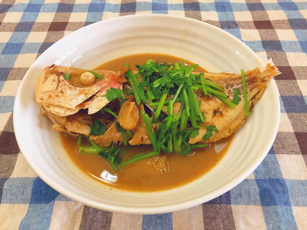 潮式番茄煎煮大眼鸡（我是🐟，不是🐔😄😄）