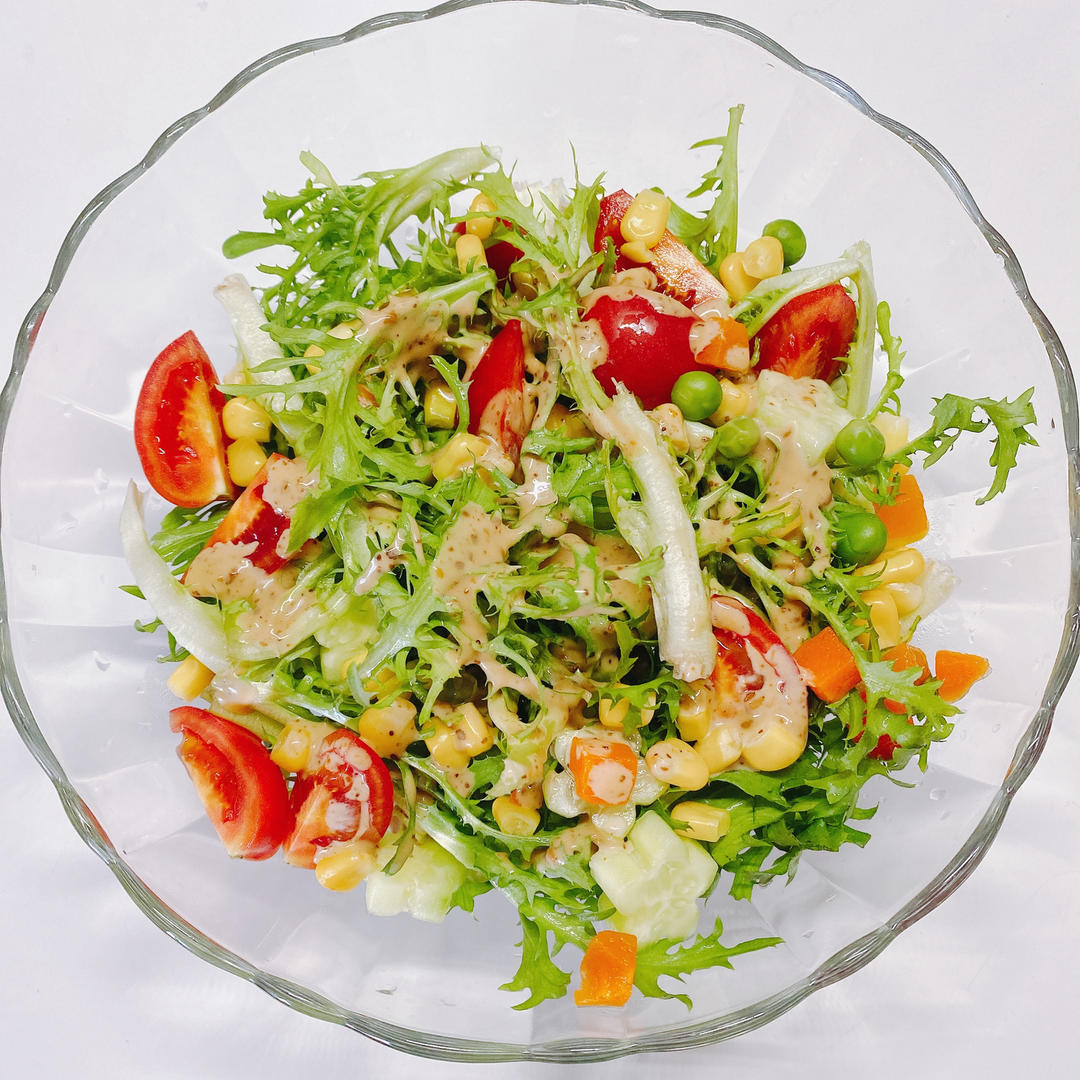 减脂餐99月瘦十斤|低卡健康|简单易做|蔬菜沙拉