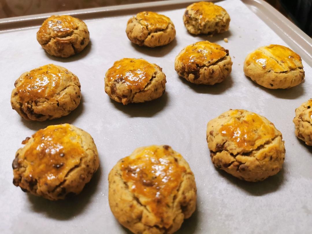 酥到掉渣渣，减糖版核桃酥（腰果，花生）