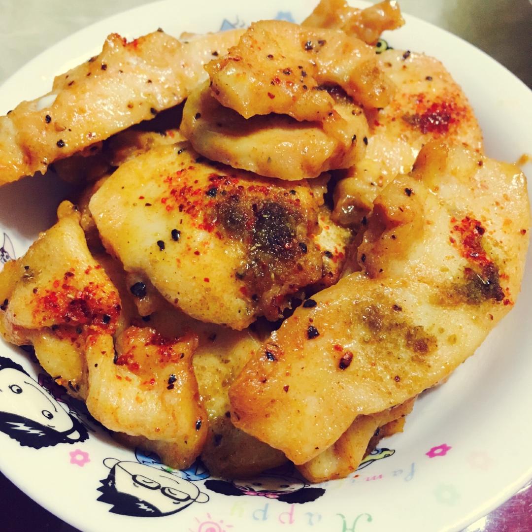 简易烤鸡胸