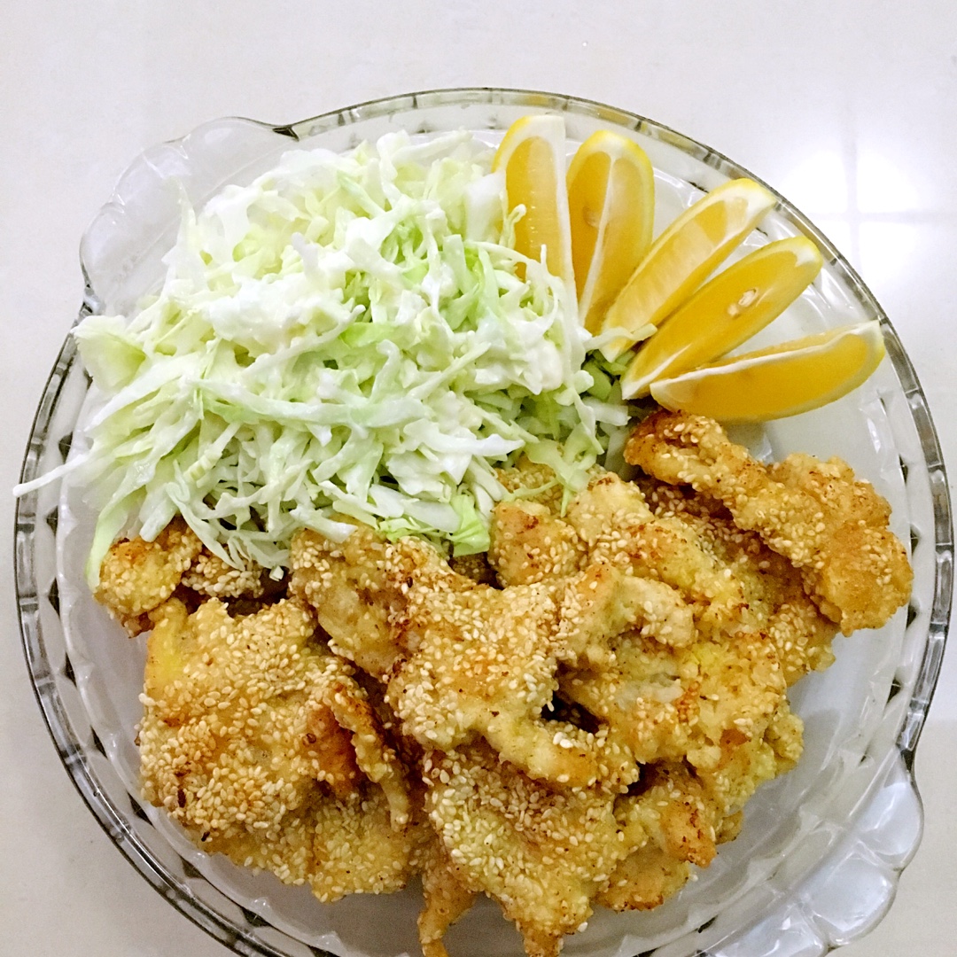 芝麻煎鸡胸