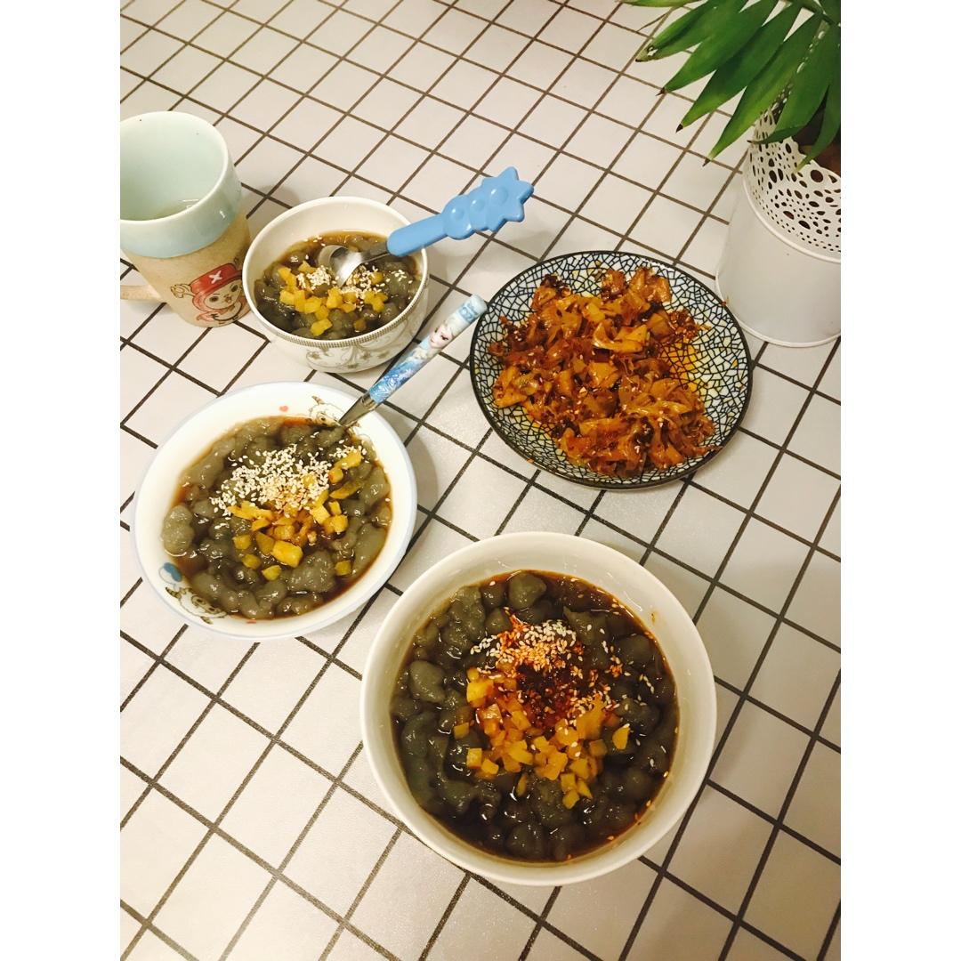 简单快手的娃鱼凉粉