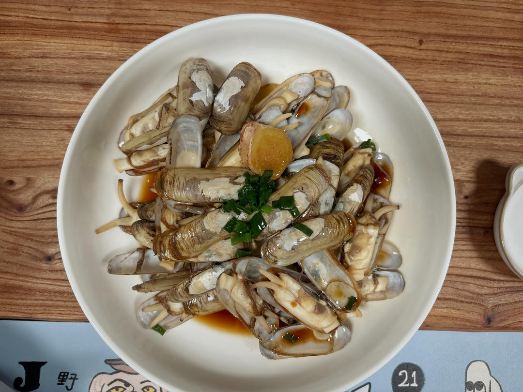 葱油蛏子