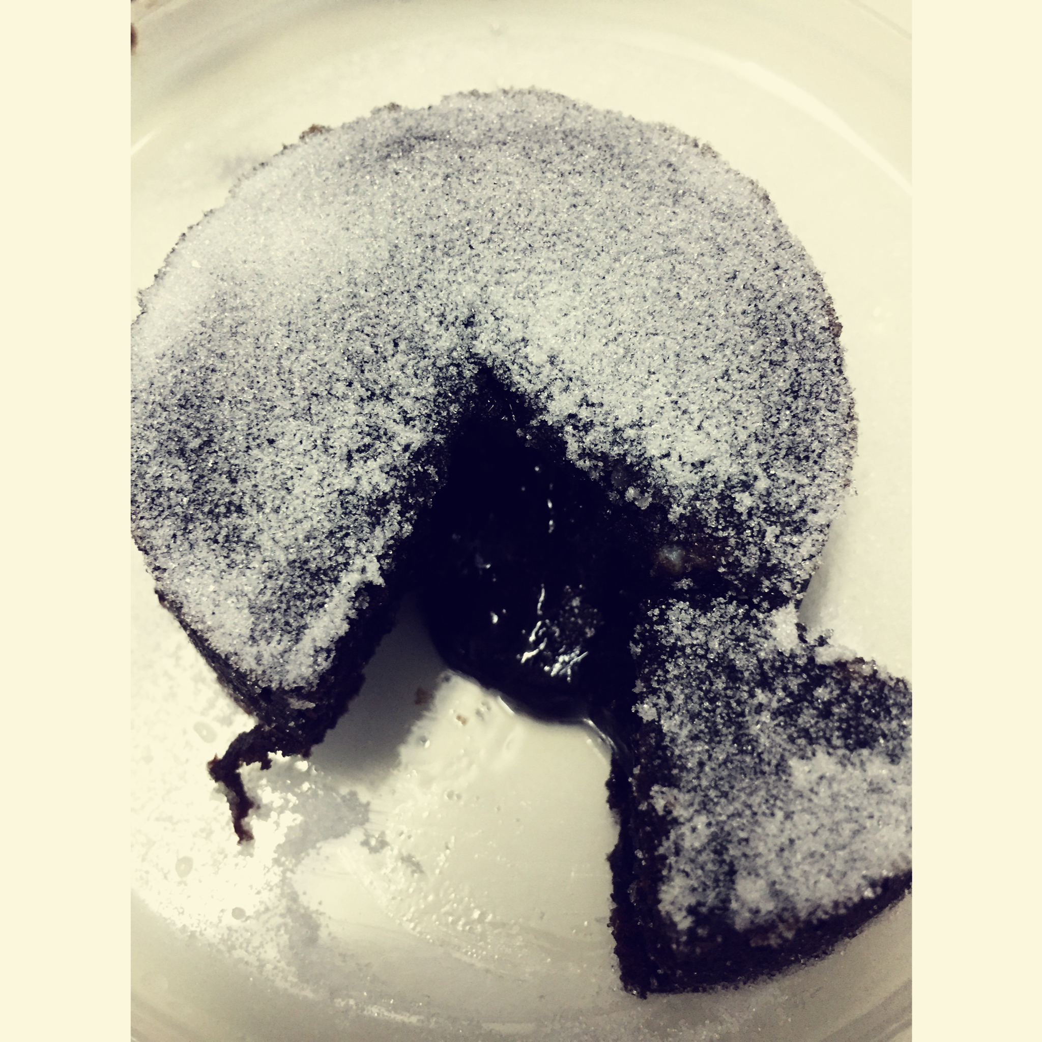 给妹子群的巧克力熔岩蛋糕