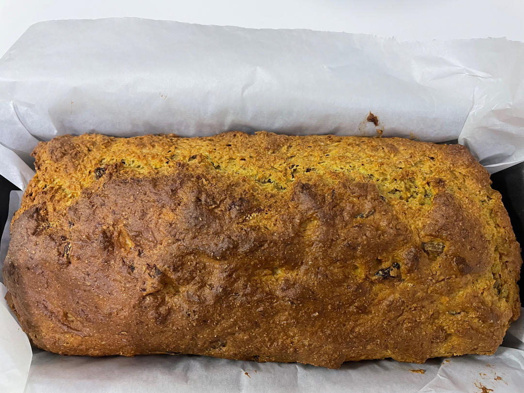 蔓越莓香橙玉米快手面包丨健康·烘焙