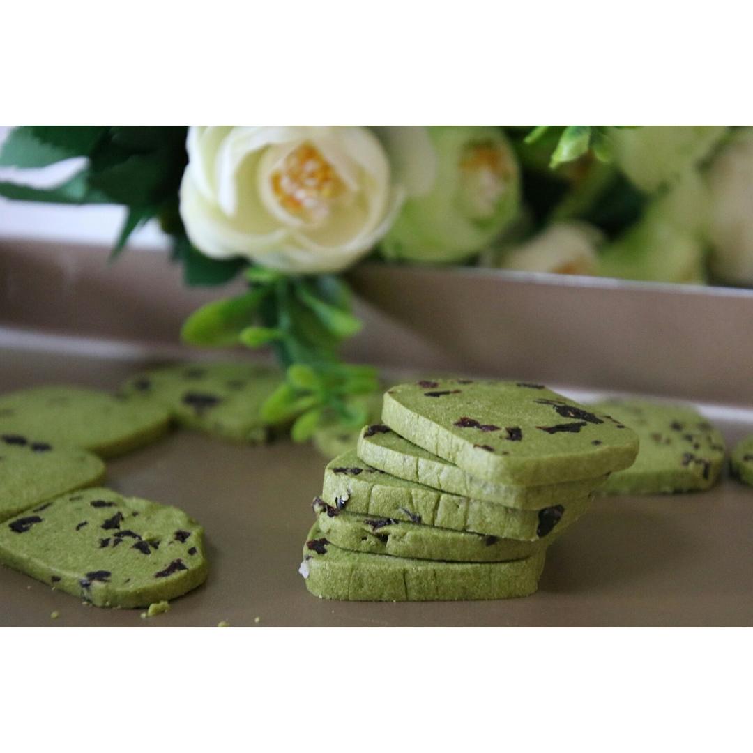 抹茶蔓越莓饼干