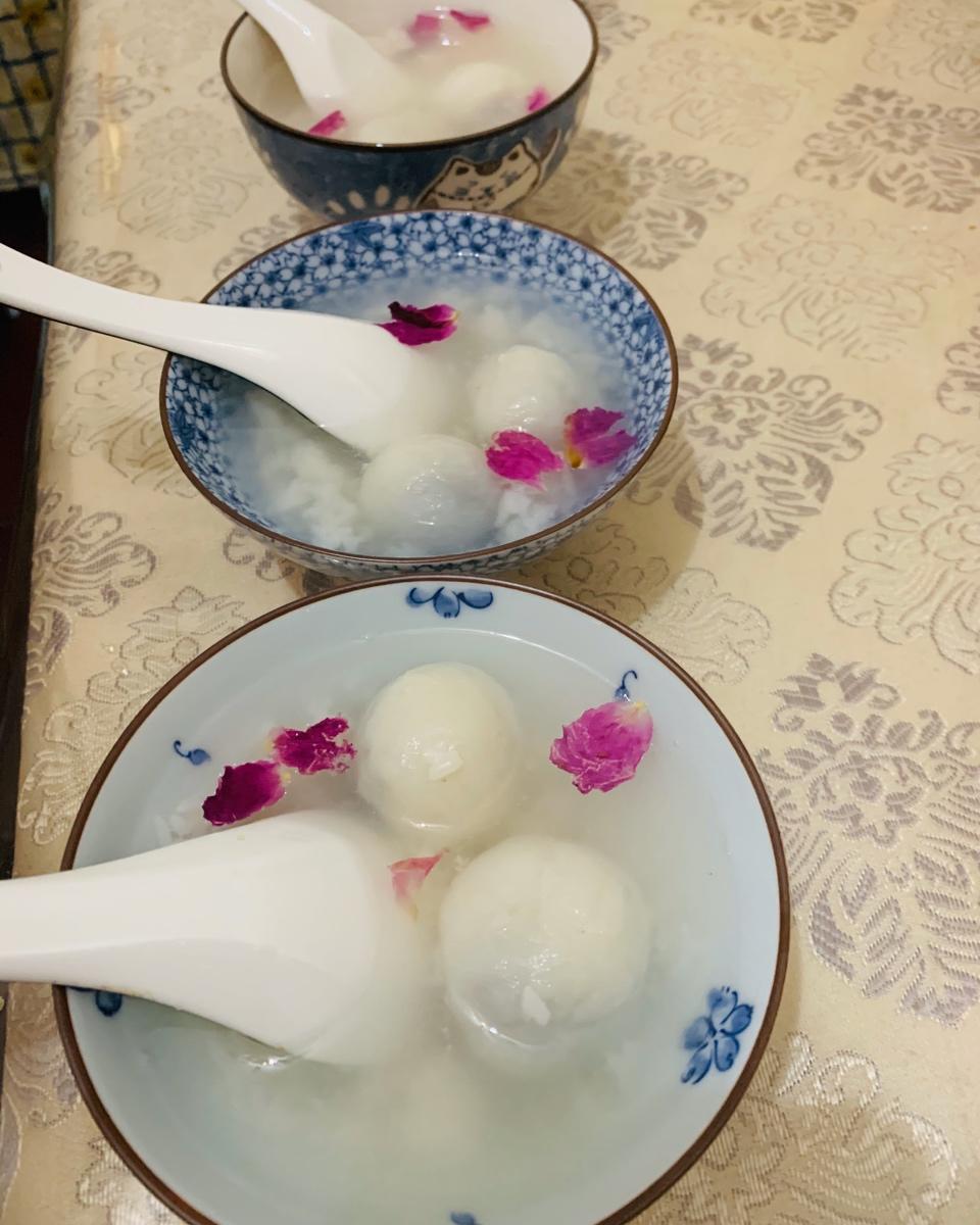 自制吊浆面（汤圆面）