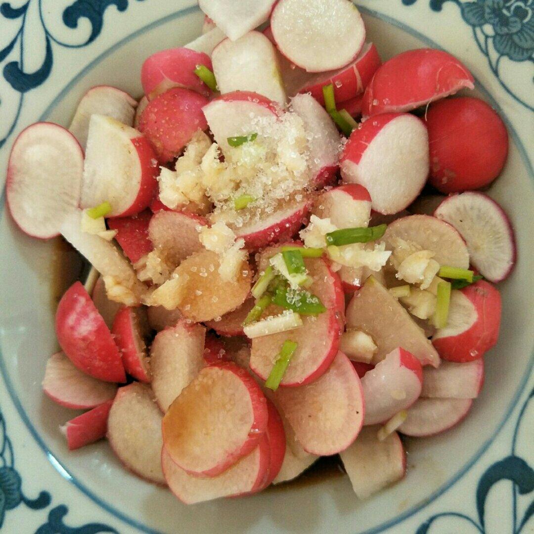 爽口凉拌小萝卜and萝卜缨