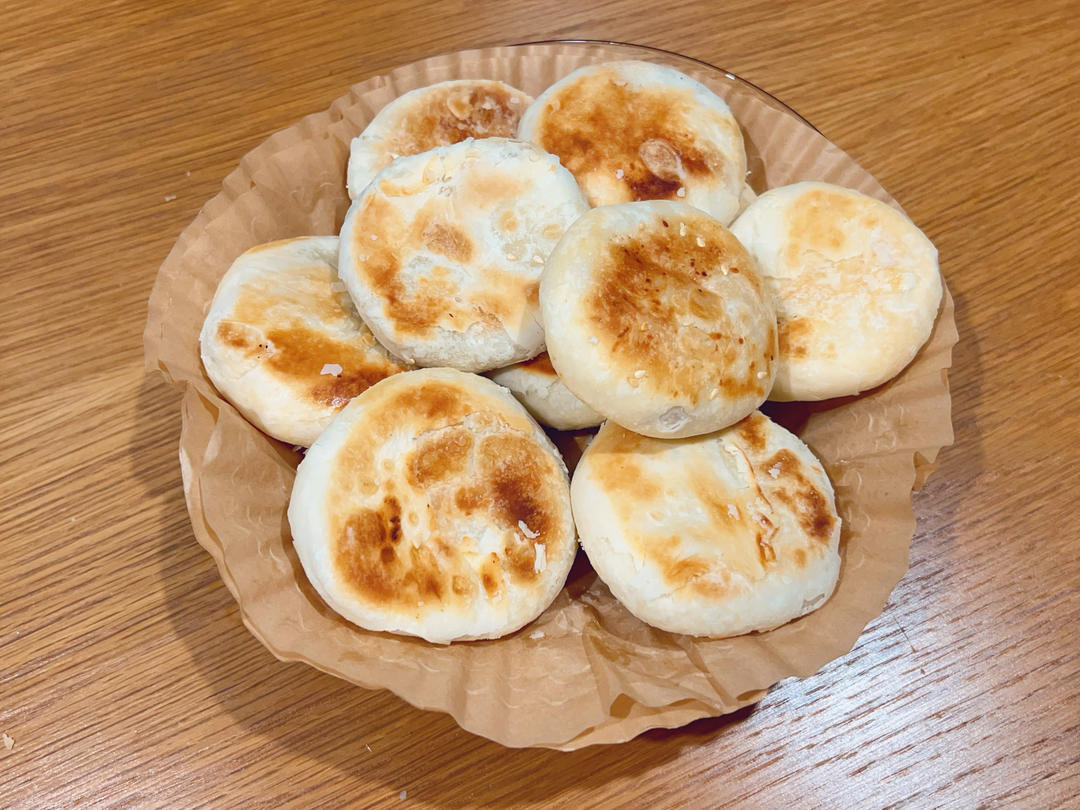 堂妈小厨——酥皮绿豆饼