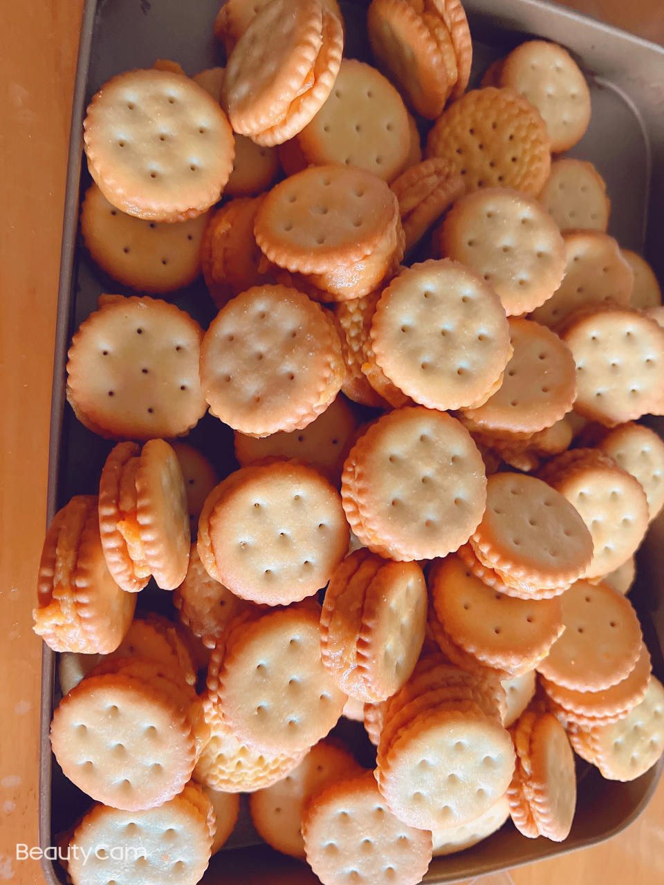 咸蛋黄牛扎饼干