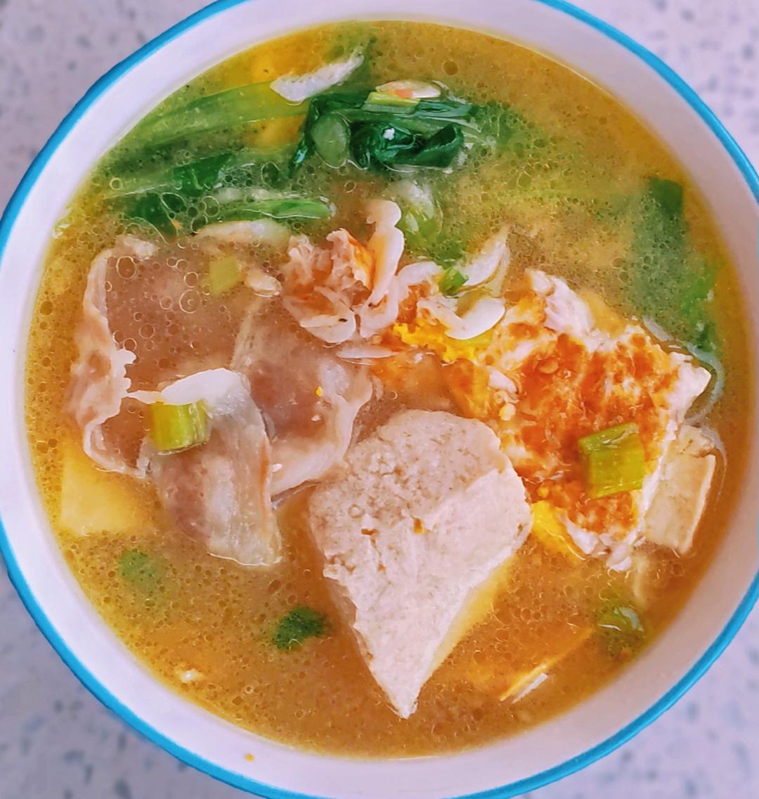 小白菜炖豆腐