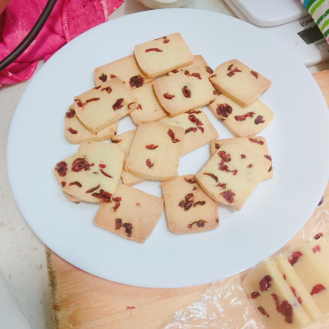 低糖少油版蔓越莓饼干