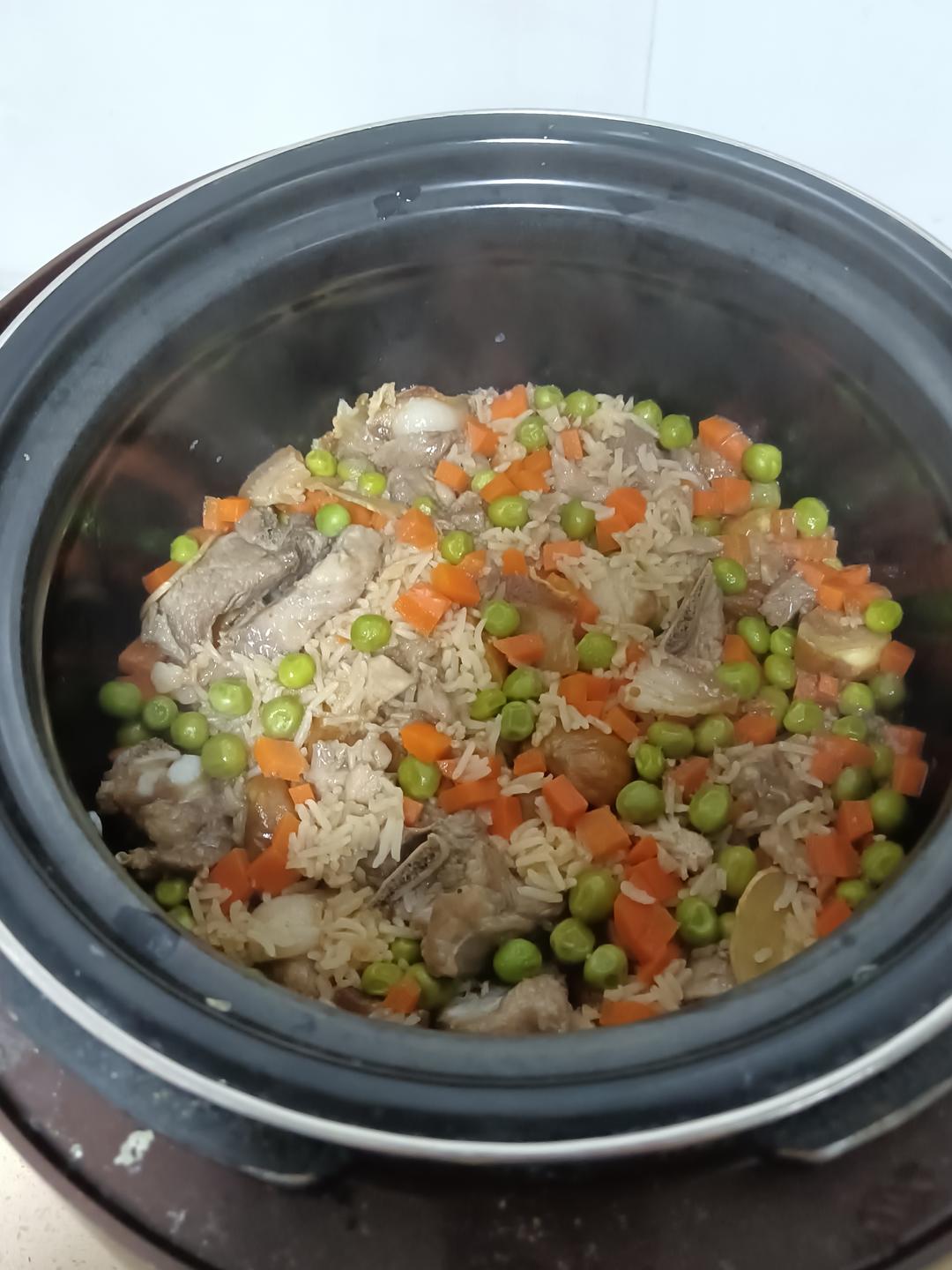 懒人版电饭煲板栗排骨闷饭‼️学不会来找我