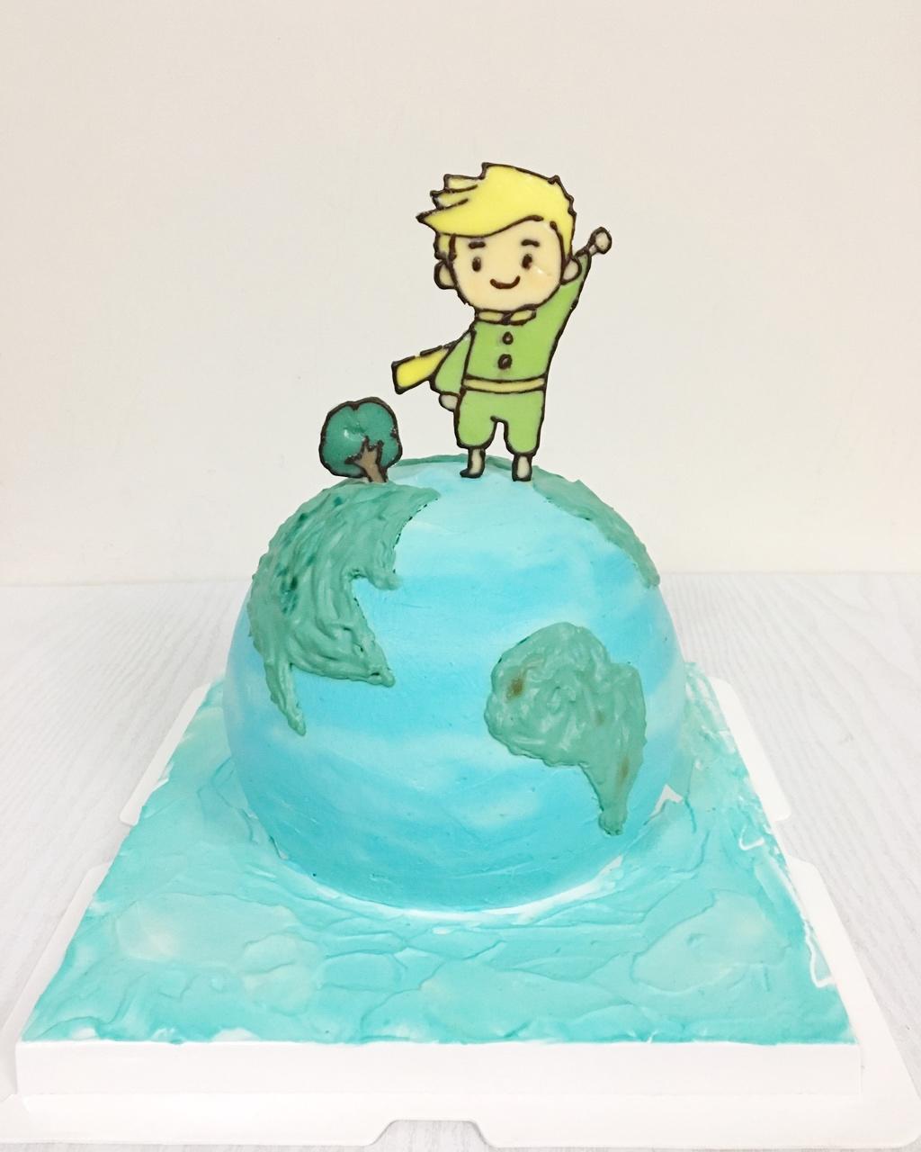 栗子啊做的小王子主题生日蛋糕男宝宝生日蛋糕