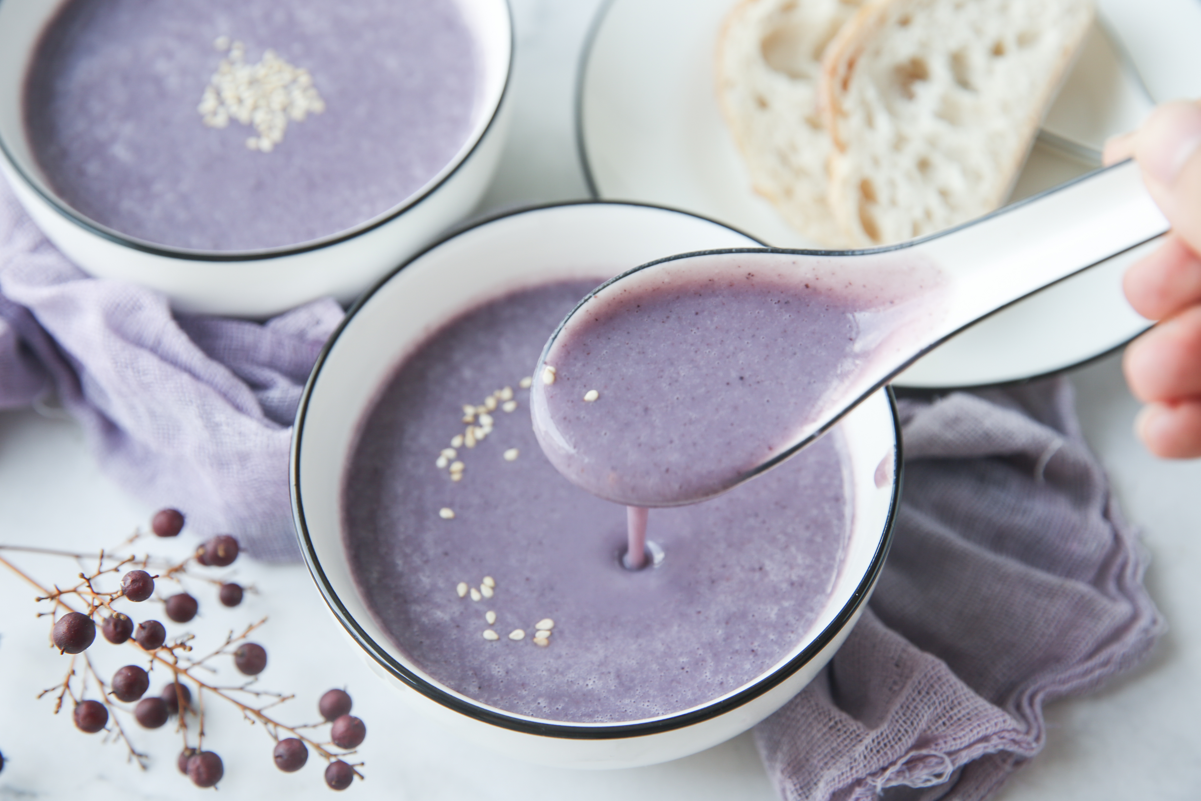 紫薯紫米奶糊--Vitamix版