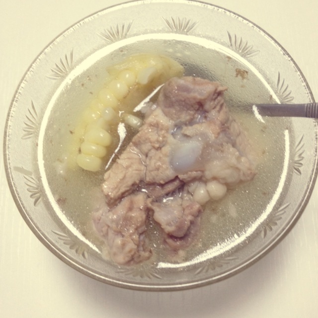 多肉植物catherine做的胡萝卜玉米骨头汤