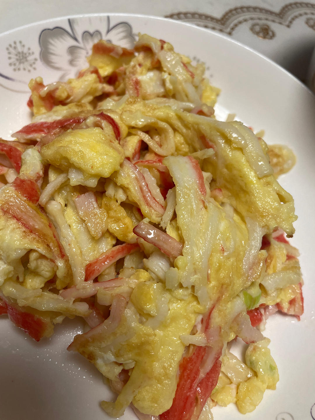 (超快手零失败)美味蟹肉棒炒鸡蛋